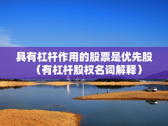 具有杠杆作用的股票是优先股（有杠杆股权名词解释）
