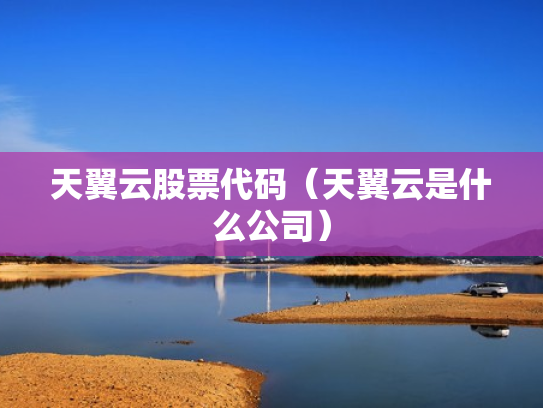 天翼云股票代码（天翼云是什么公司）
