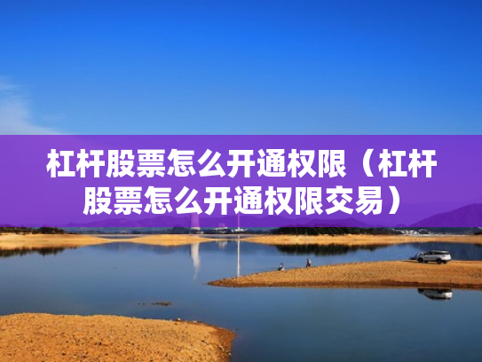 杠杆股票怎么开通权限（杠杆股票怎么开通权限交易）
