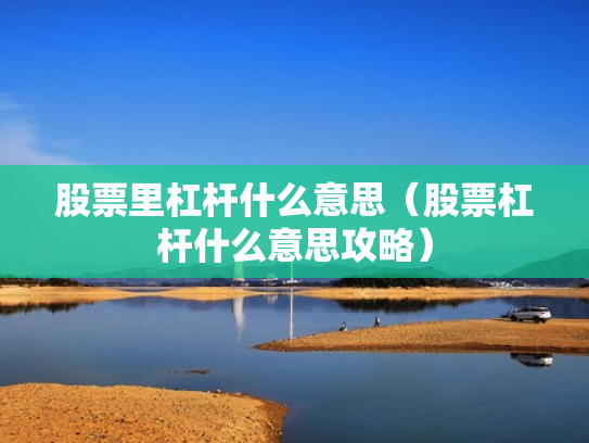 股票里杠杆什么意思（股票杠杆什么意思攻略）